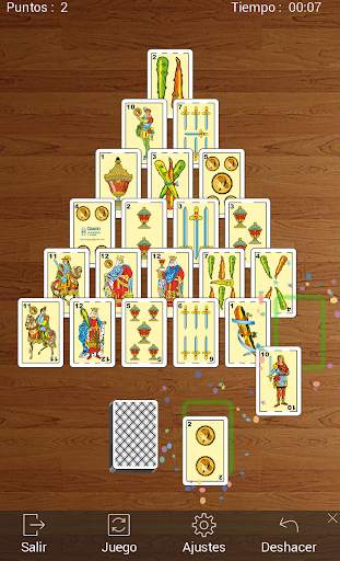 Solitarios de cartas españoles screenshot 3