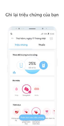 Trình theo dõi lịch kinh nguyệt và mang thai MIA screenshot 3