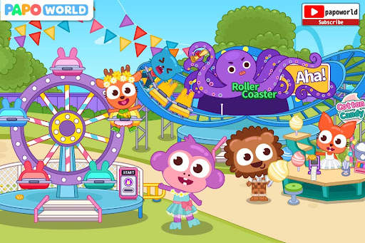 Papo Town: Amusement Park screenshot 1