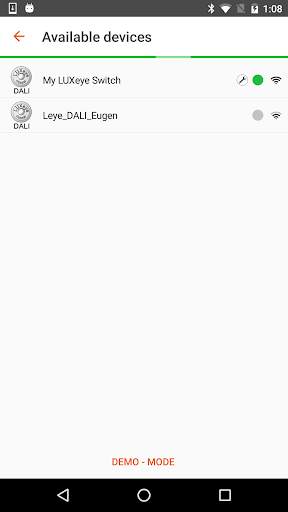 LUXeye Config screenshot 2