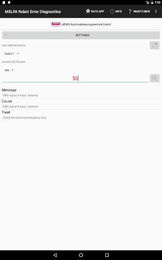 MELFA Robot Error Diagnostics screenshot 13