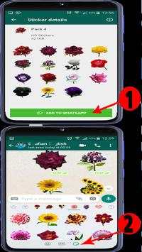 Blumen Sticker 2020 für WhatsApp - WAStickerApps screenshot 6