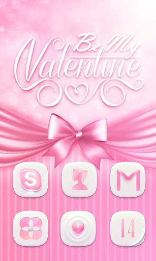 My Valentine GO Launcher Theme screenshot 1