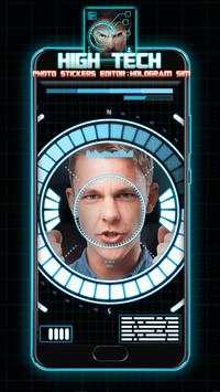 High Tech Photo Stickers Editor: Hologram Sim screenshot 5