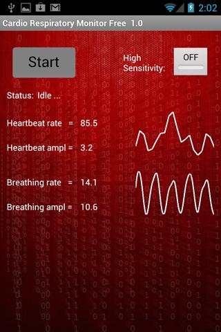 CardioRespiratory Monitor Free screenshot 1