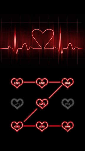 AppLock Theme Heartbeat screenshot 1