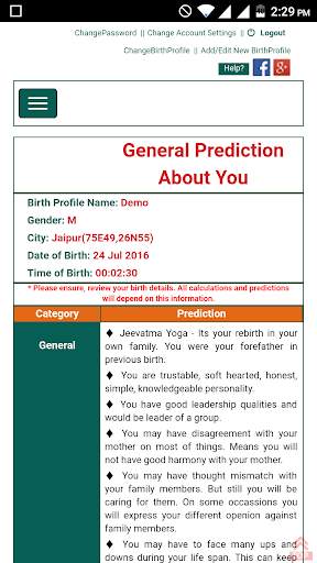 Free Astrology & Horoscope Predictions : Falit screenshot 6