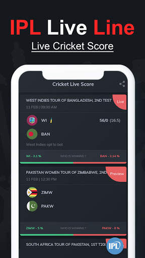 Cricket Live Score - IPL live score - Live Match screenshot 2