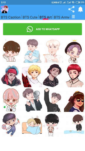 BTS Stickers for Whatsapp screenshot 5