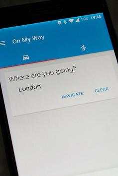 On My Way - Share GPS location screenshot 1