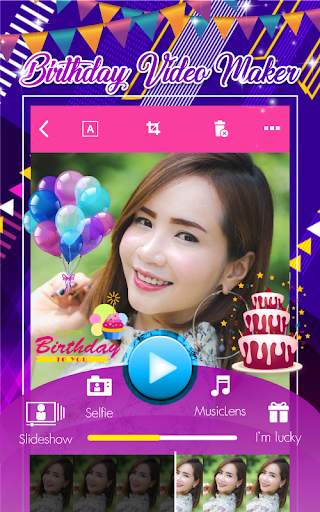 Happy Birthday Video Maker screenshot 1