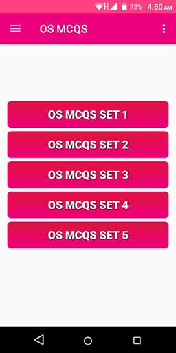 Operating System MCQS скриншот 3