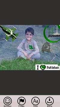 14August-Pak Flag On Photo screenshot 4