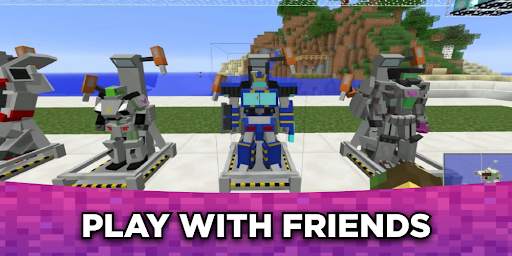 Robots Superheroes mods for Minecraft PE screenshot 2