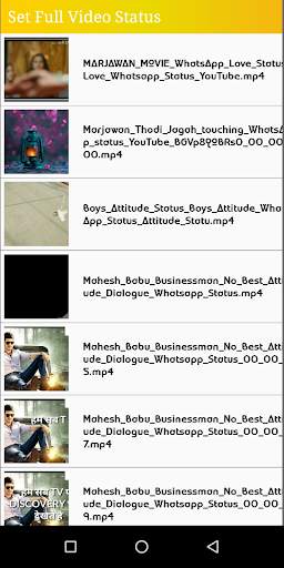 Set Full Video Status screenshot 1