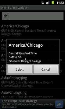 World Clock Widget screenshot 5