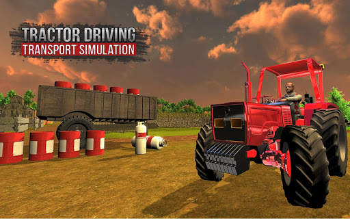 Tractor Driving Transport Simulation screenshot 7