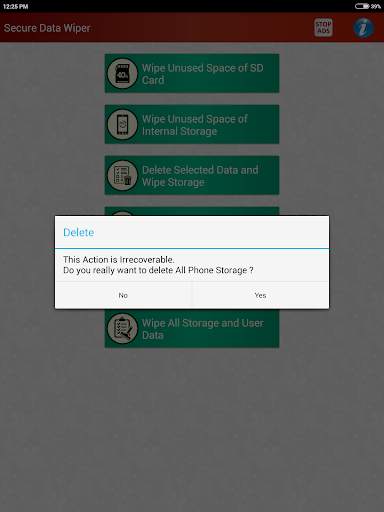 Wipe Mobile Phone Storage with Secure Data Wiper screenshot 12