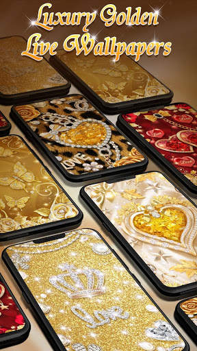 Luxury Golden Live Wallpaper screenshot 3