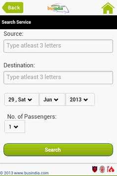 Bus India Mobile App screenshot 2