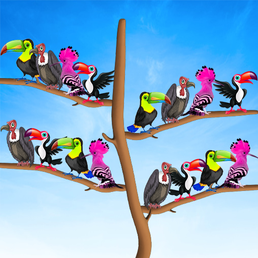Colored Bird Sort Puzzle icon