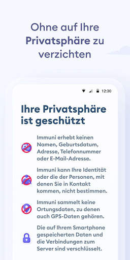 Immuni screenshot 4