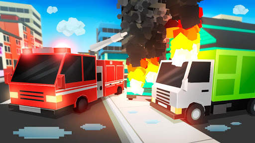 Cube Fire Truck: Firefighter screenshot 4
