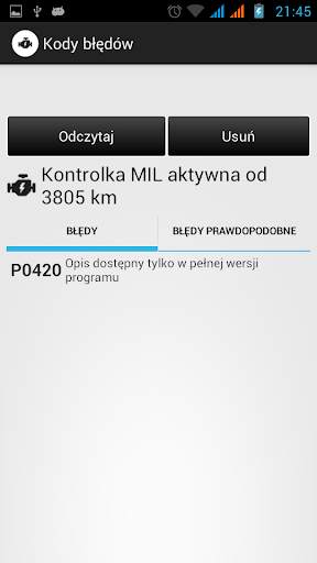 AutoDiagnoza LITE (OBDII ELM) screenshot 2