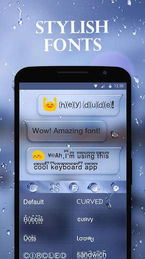 Water Drops Theme - Keyboard Theme for Android screenshot 3