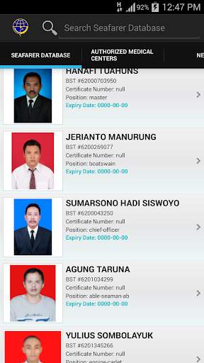 Balai Kesehatan Kerja Pelayaran (BKKP) Mobile screenshot 1