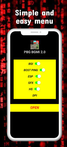 BGI HECKKING ESP GFX MOD MENU screenshot 2