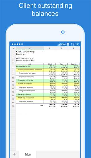 Trice - work time tracker app for freelancer screenshot 5