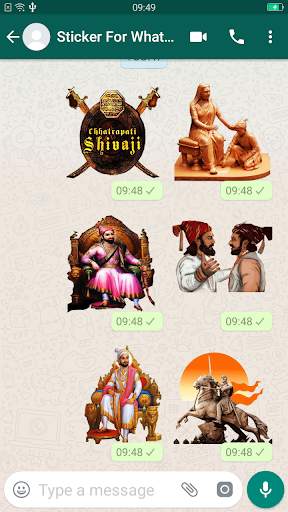 Shivaji Stickers For Whatsapp screenshot 4