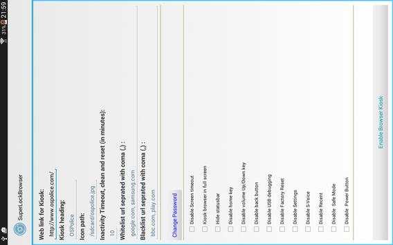 Kiosk Browser no root screenshot 6