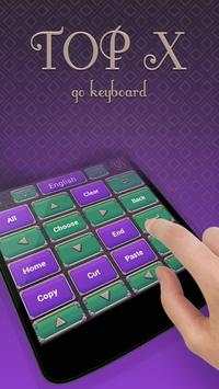 Top X Go Keyboard Theme screenshot 4