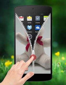 Teddy Bear Zipper Lock screenshot 5