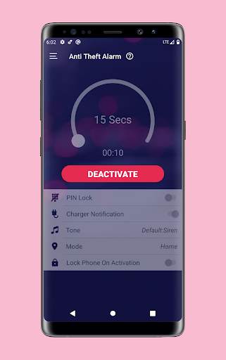 Anti-Theft Alarm screenshot 3