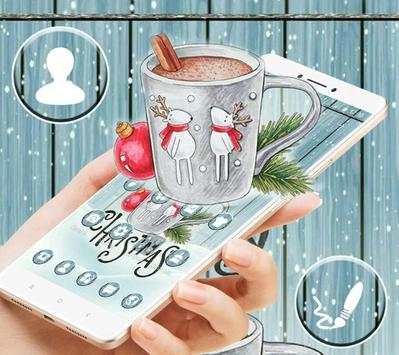 Merry Christmas Coffee Cup Theme screenshot 2