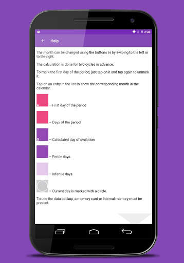 Ovulation & Period Calendar screenshot 5