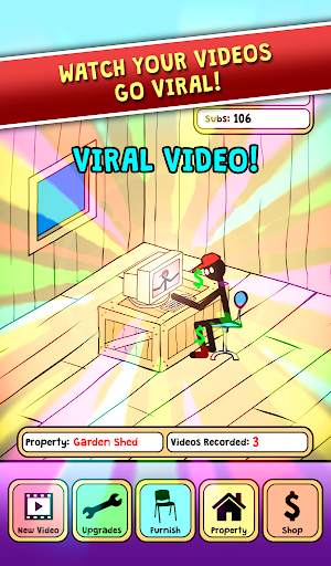 Stickman Tuber Tycoon - Tubers Life Simulator screenshot 3