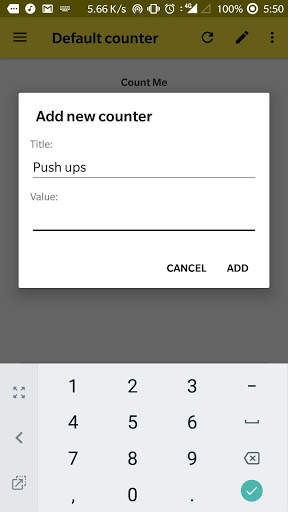 Counter screenshot 3