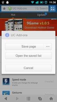Save page - UC Browser screenshot 1