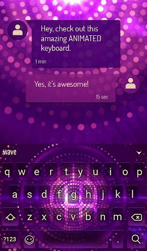 Disco Animated Keyboard screenshot 3