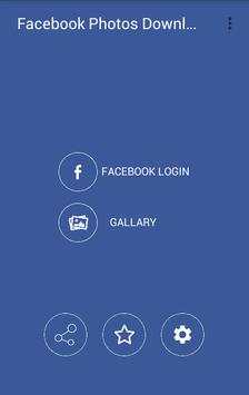 Photo Downloader for Facebook screenshot 1