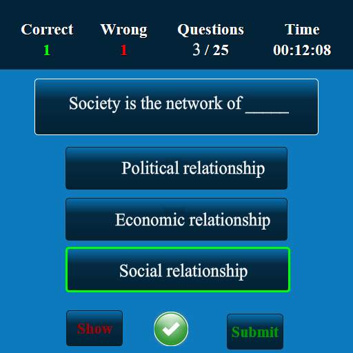 Sociology MCQ скриншот 4