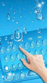 Blue Water Drop Keyboard स्क्रीनशॉट 2