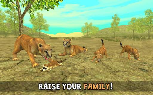 Wild Cougar Sim 3D स्क्रीनशॉट 2