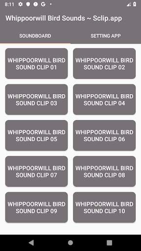 Whippoorwill Bird Sound Collections ~ Sclip.app screenshot 1