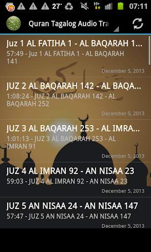 Quran Tagalog Translation MP3 screenshot 1