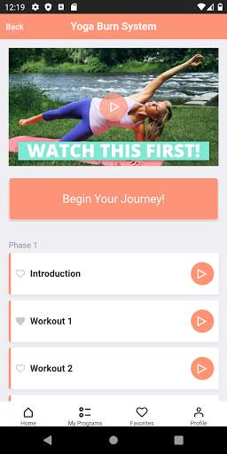 Yoga Burn App 3 تصوير الشاشة